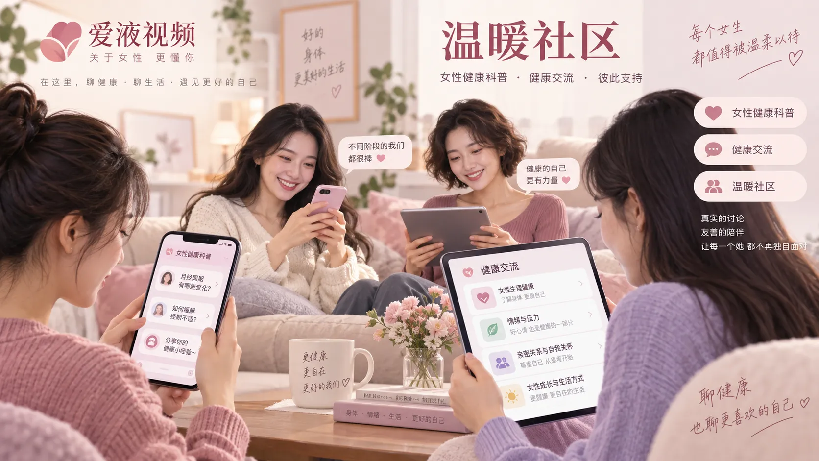 情绪与健康交流主题视觉