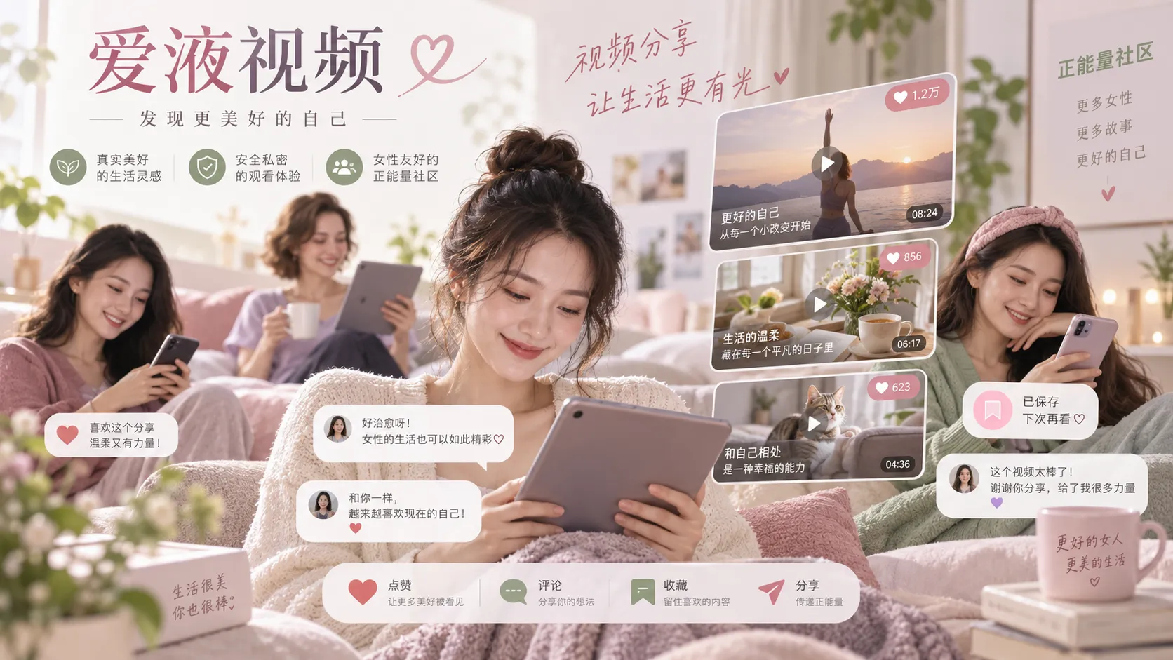 视频分享与社区交流视觉